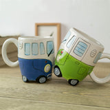 Retro Bus Ceramic Cup