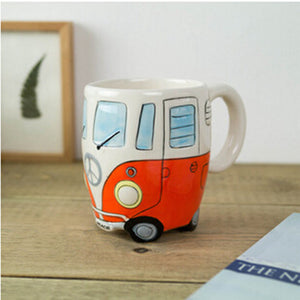 Retro Bus Ceramic Cup
